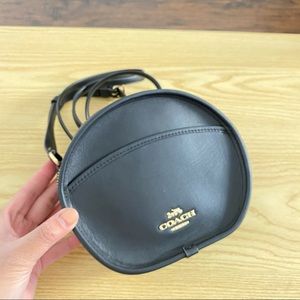 Coach Small Black Round Shaped Crossbody